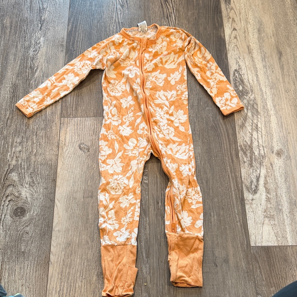 Bonds Orange Floral Kids‎ One Piece